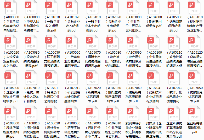 企业汇算清缴（财务总监熬夜整理）