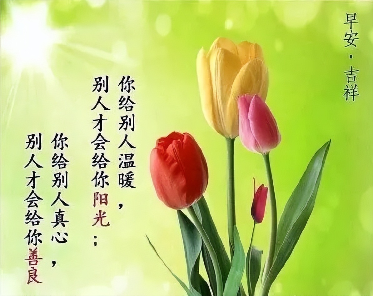 新周早上好动态问候图片优美句子 新的一周平平安安,开开心心