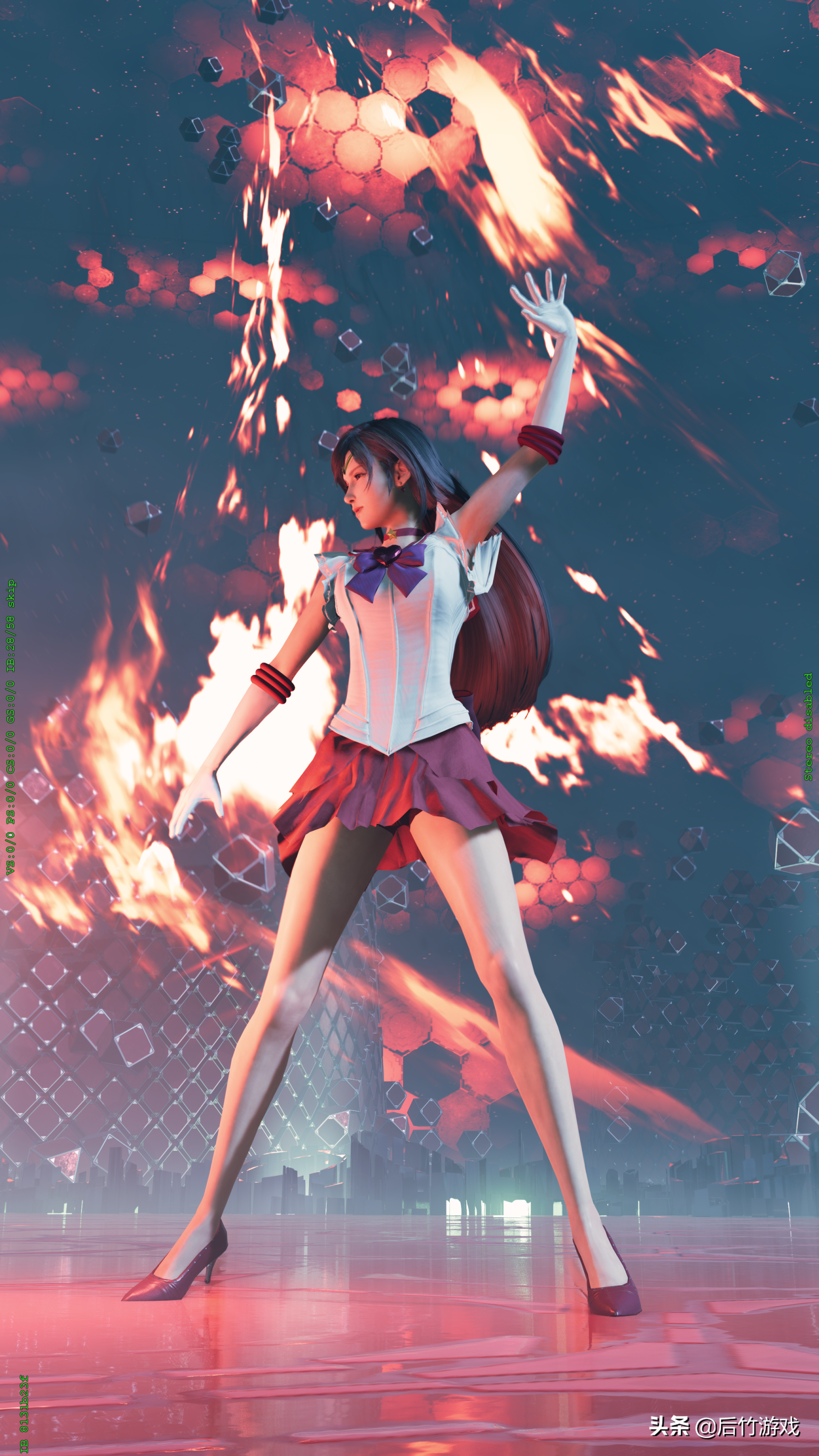 《最终幻想7重制版》美少女战士mod赏析:穿水手服的蒂法