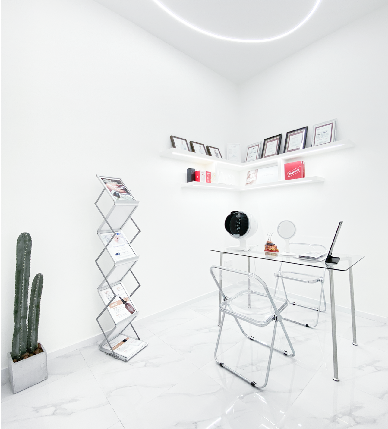 芳香世家美容院流量密码之简约而不简单的装修设计