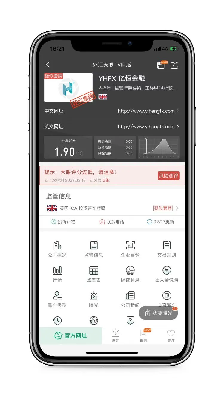 外汇天眼:七个外汇平台牌照有变动,注意