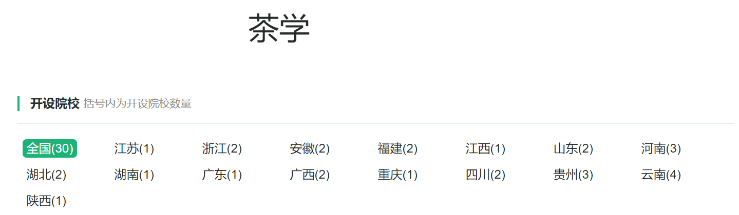 植物生产类专业：最主要的农学专业类，各专业有联系但差异更明显