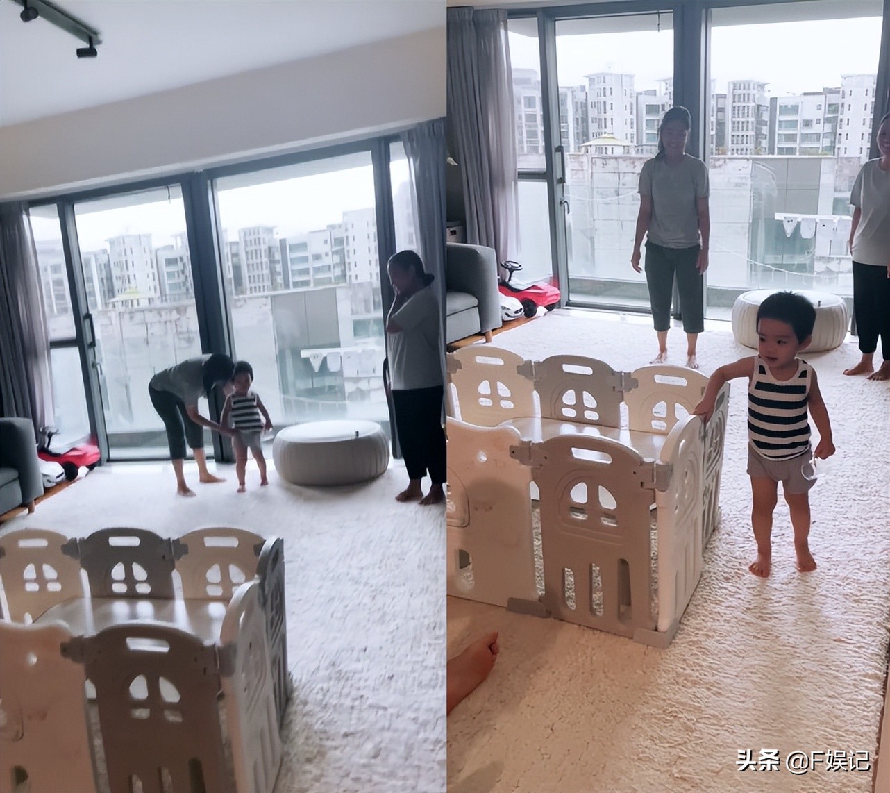 前TVB艺人陈智燊离家2个月突然回家 两个儿子看到爸爸后很开心