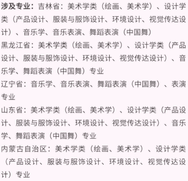 艺考生看过来收藏好！186所大学采取统考成绩招生艺术类专业