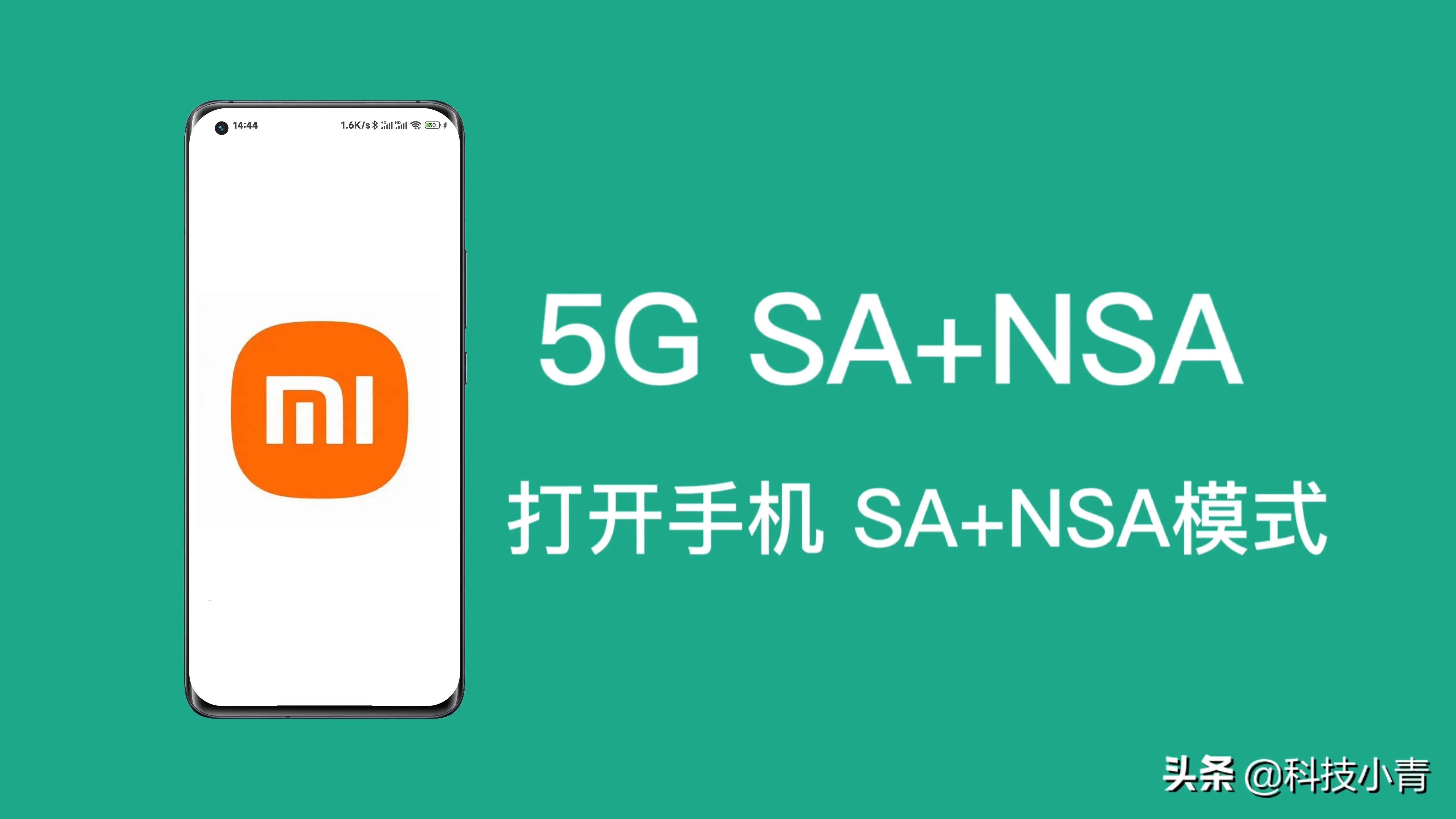 給手機打開SA+NSA模式