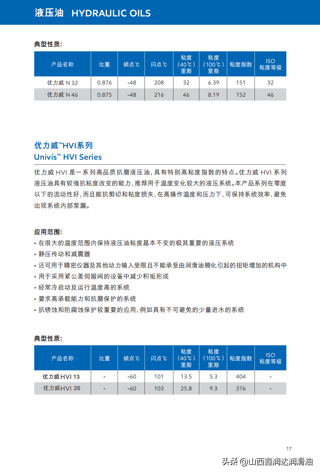 美孚液压油力图H系列Nuto™ H32/H46/H68/H100