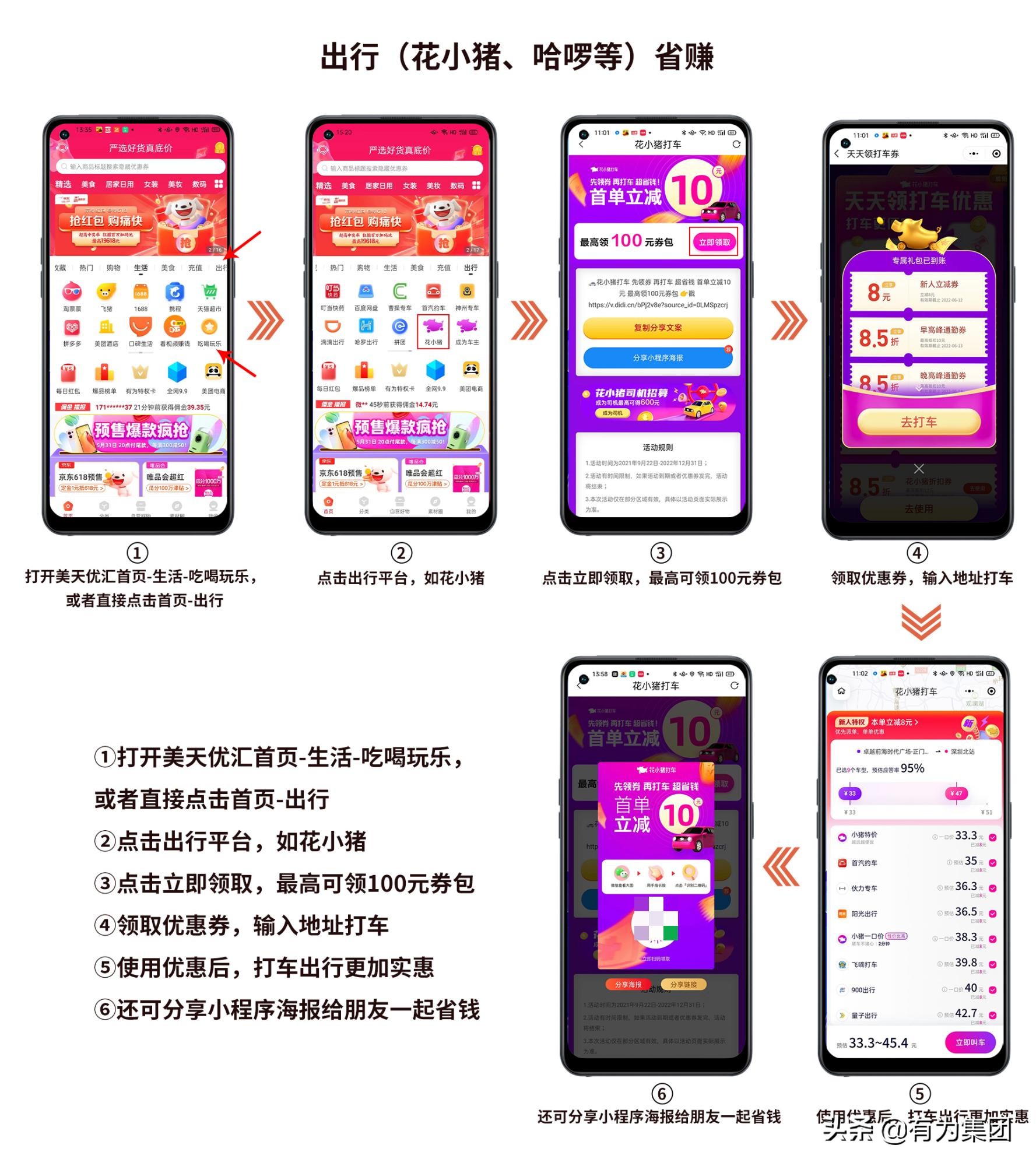 有为通讯：1部手机搞定美团、滴滴、淘宝…吃喝玩乐购一站式省钱