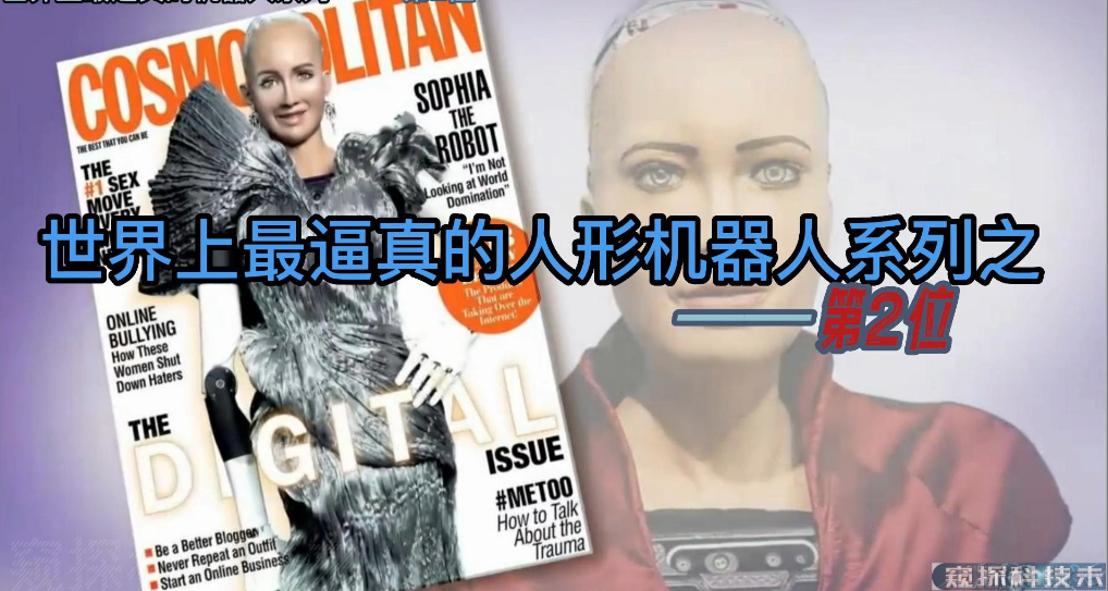 世界最逼真的人开机器人系列之——索菲亚（Sophia）