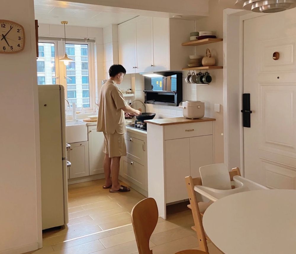 浙江一家三口买下89㎡小家，小三室格局紧凑，装修却温柔又舒适