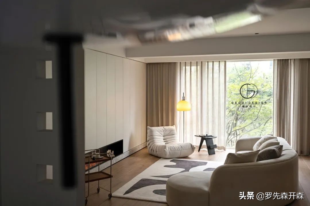 兒童書房設計居者與自然的對話，120㎡的禪意空間