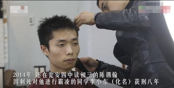 7年前，反杀校园霸凌者的十五岁少年陈泗翰，出狱后梦想成为律师
