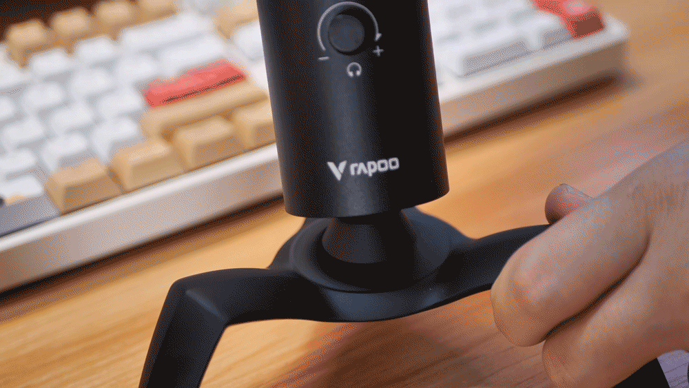 麥克風(fēng)也能光污染？雷柏上新奇葩外設(shè)，外形夸張還能直播