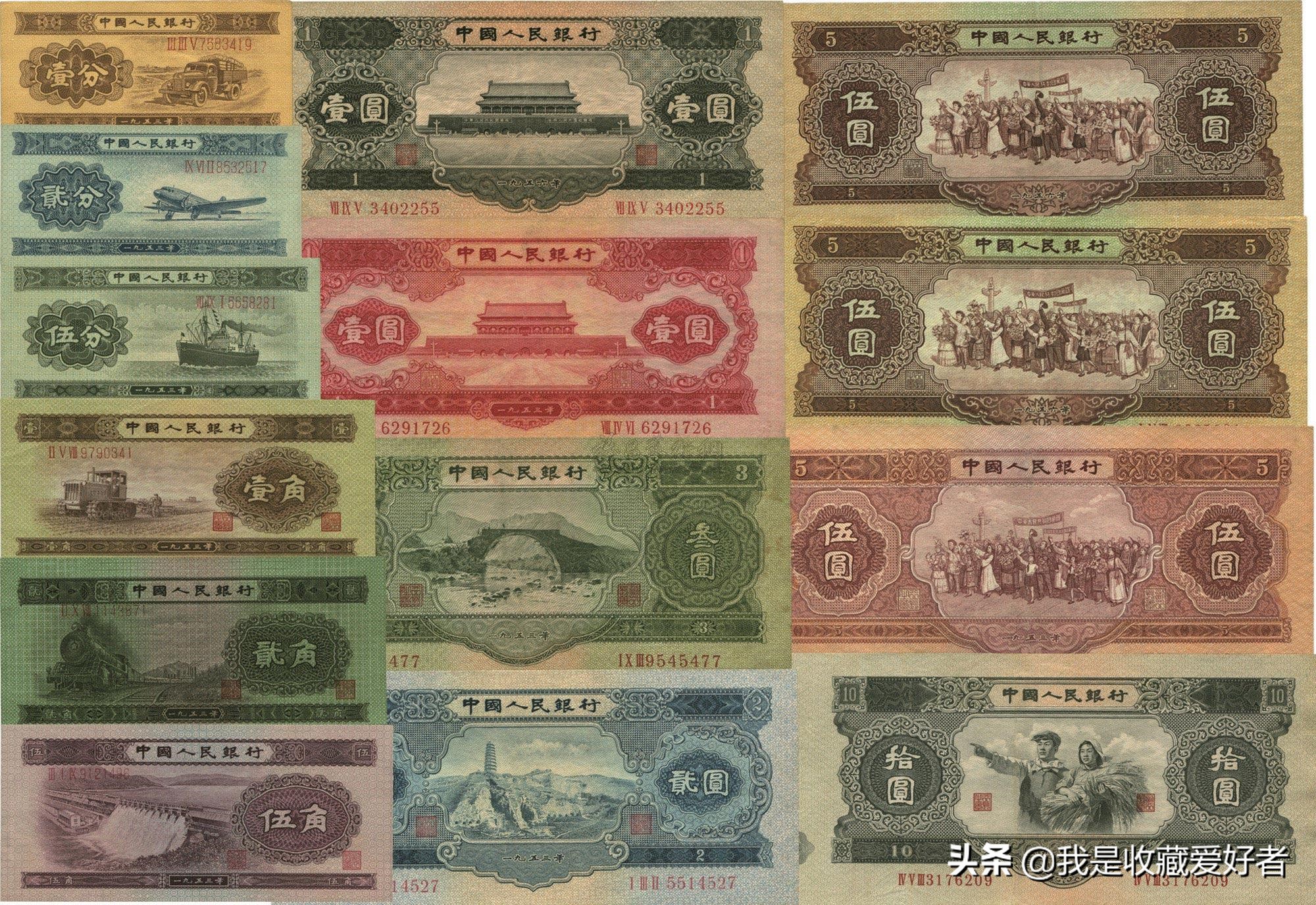 中国人民币发行与退市时间历史表