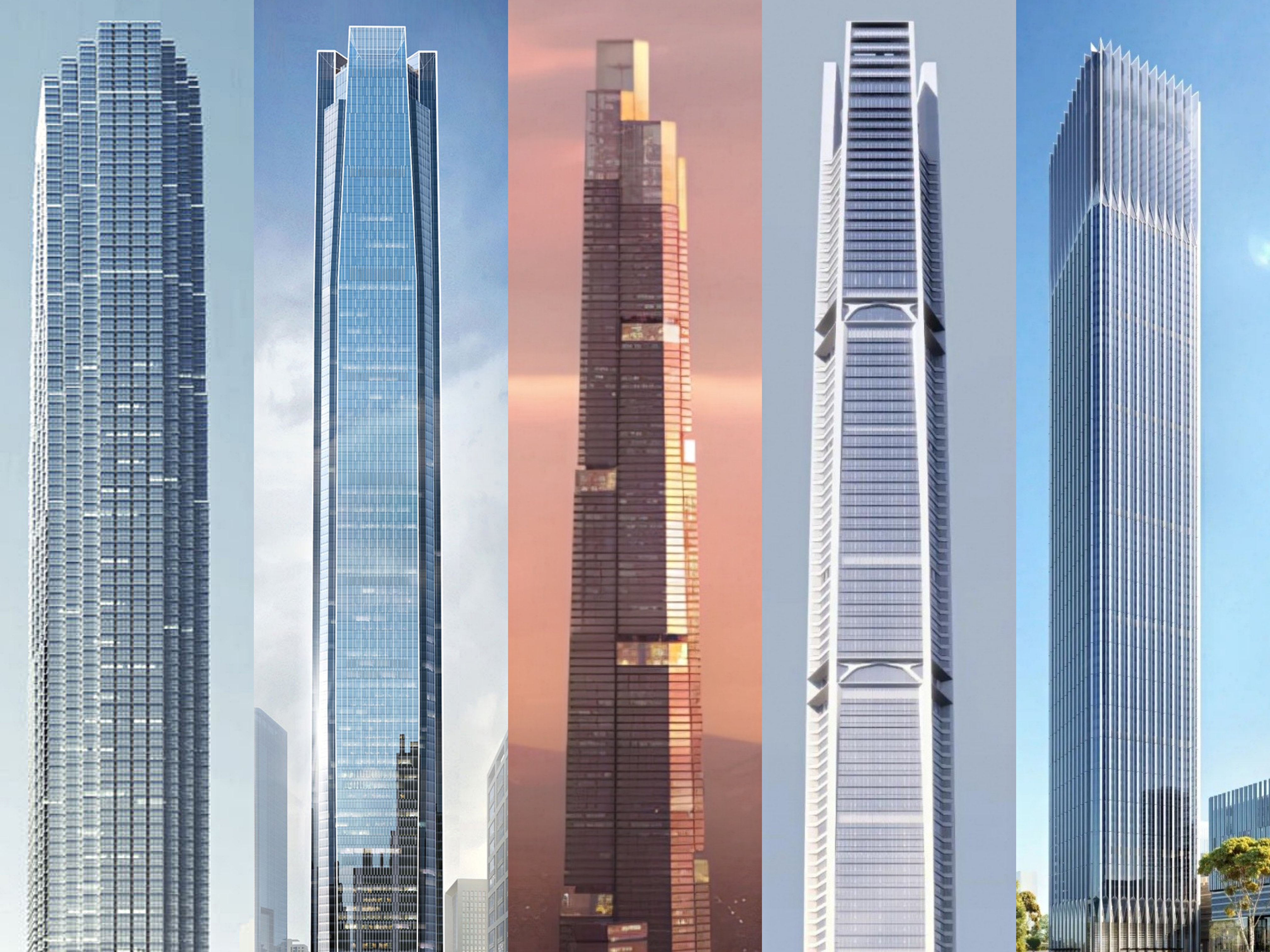 中国建筑大学（中国十座在建400米级超级摩天楼）