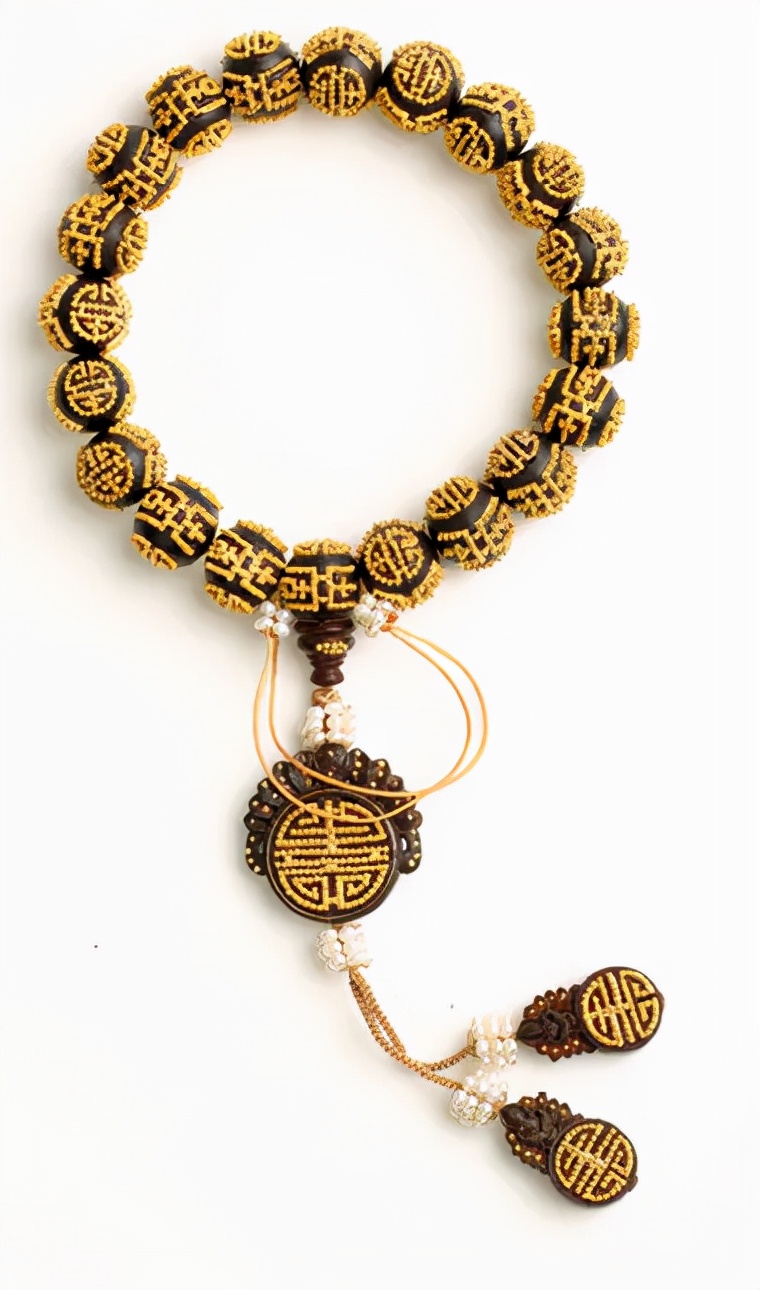 古艺新学——清宫伽南香福寿十八子手串再现解析(手串一般几个珠子