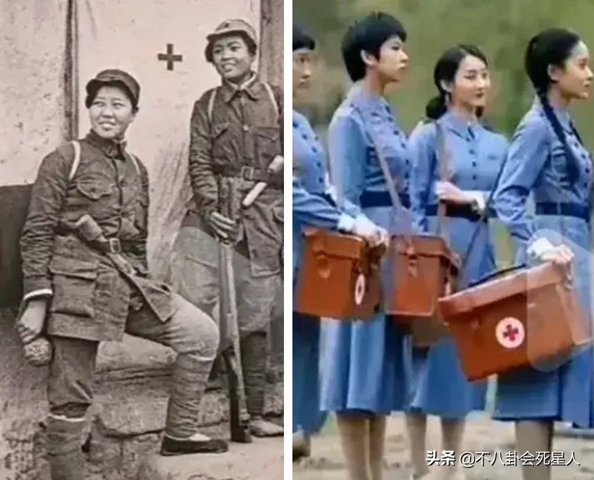 抗日剧变矫情？涂发胶抹口红，白面烧饼还嫌弃，对得起以前战士吗