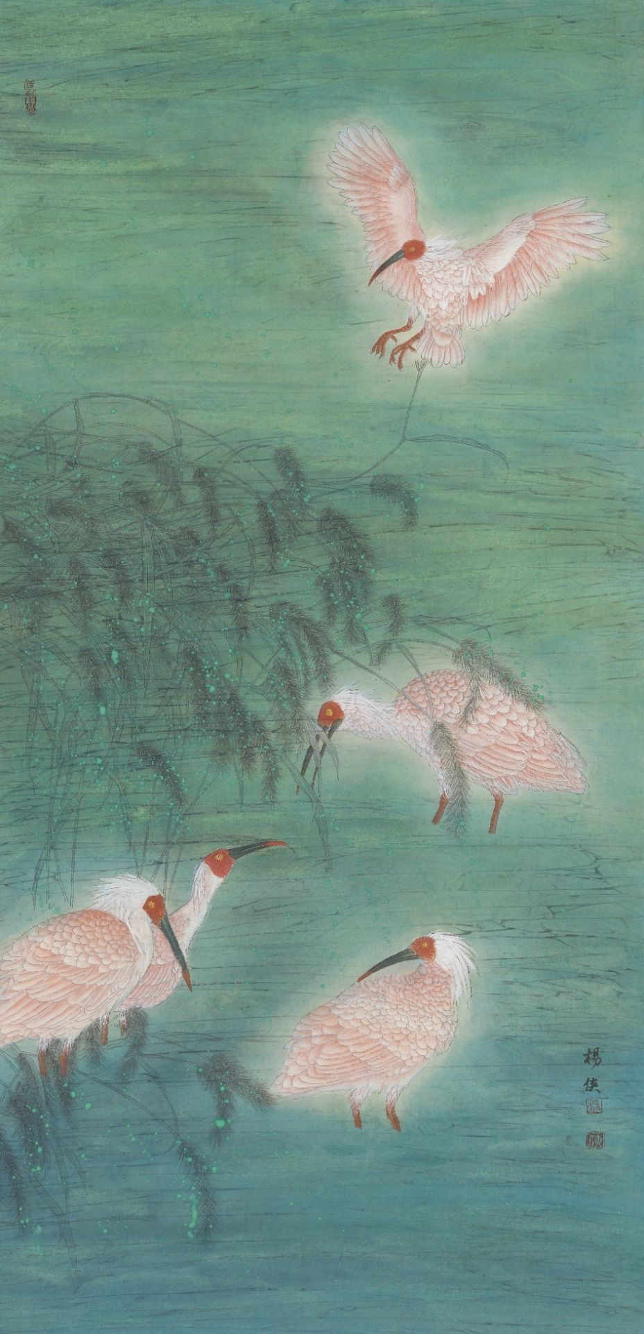 文明的审美思索、形象建构与灵魂守望—评杨侠的朱鹮系列绘画作品