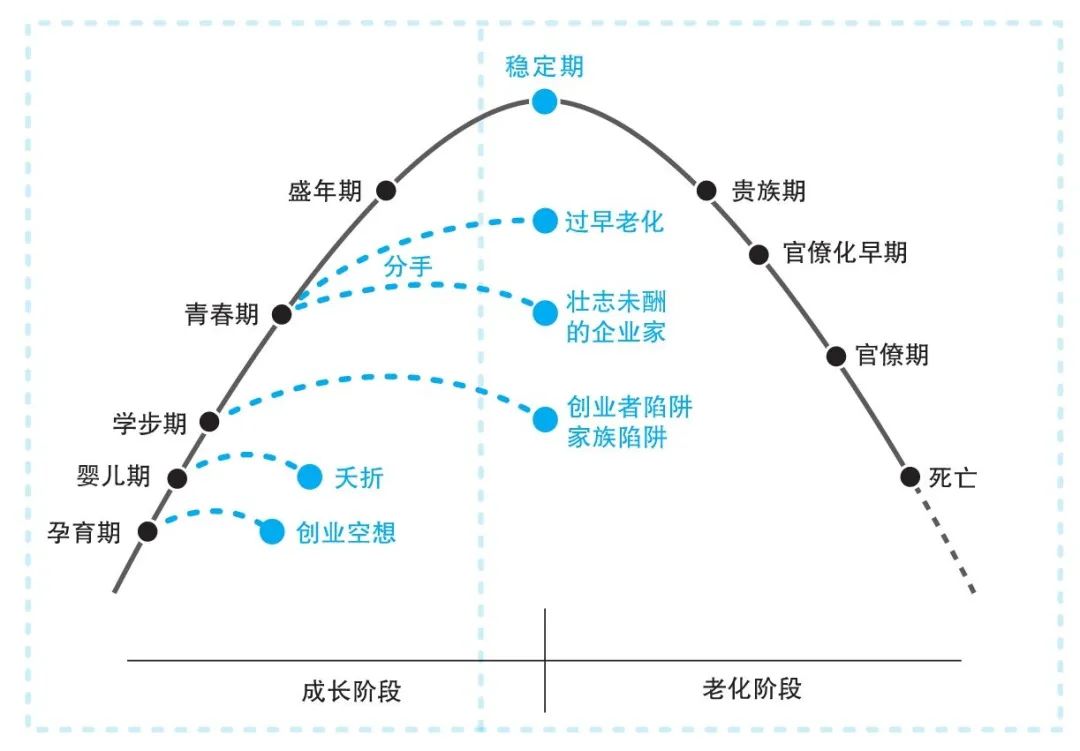 组织生命周期理论（穿越企业生命周期的隐性曲线）