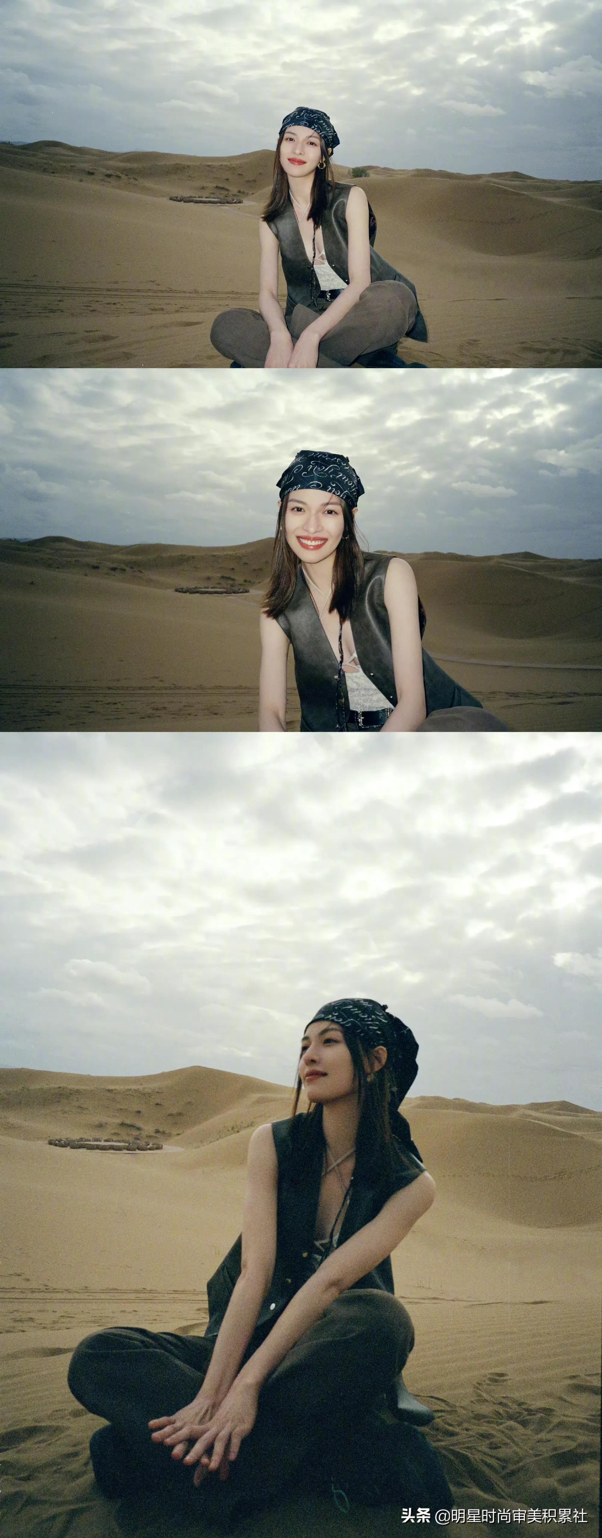 钟楚曦｜近日穿搭合集，颇有几分“港风美人”的味道