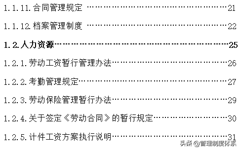 公司规章制度（124页）