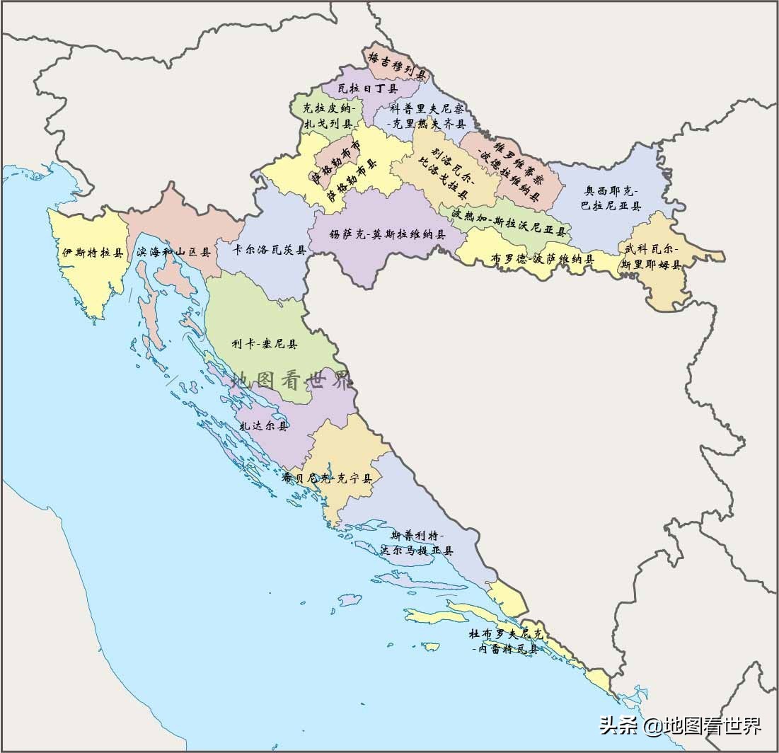 国家趣谈21：斯拉夫国家地图——13个斯拉夫国家，普遍盛产美女