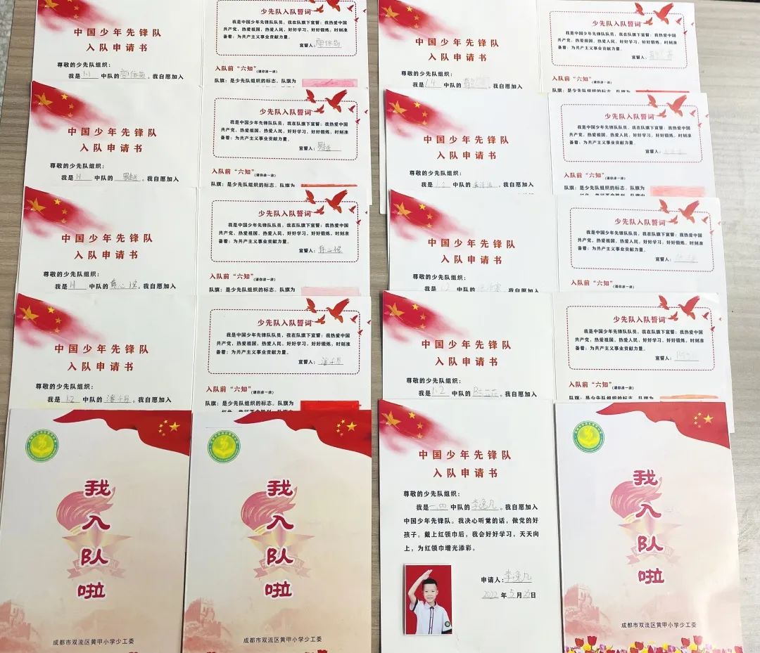 红领巾心向党 争做新时代好队员｜成都市双流区黄甲小学