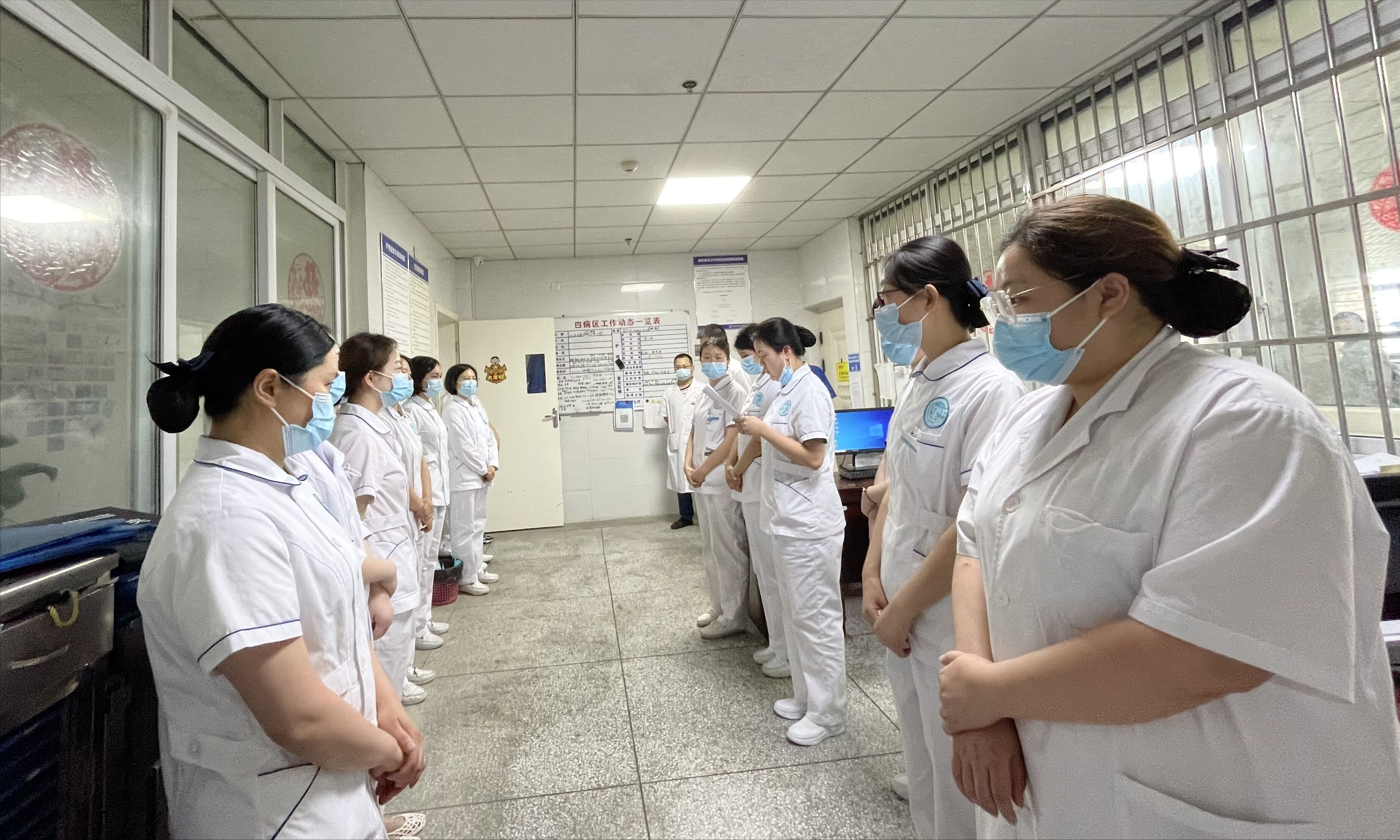 金堂县第四人民医院开展“患者发生出走时”护理应急演练