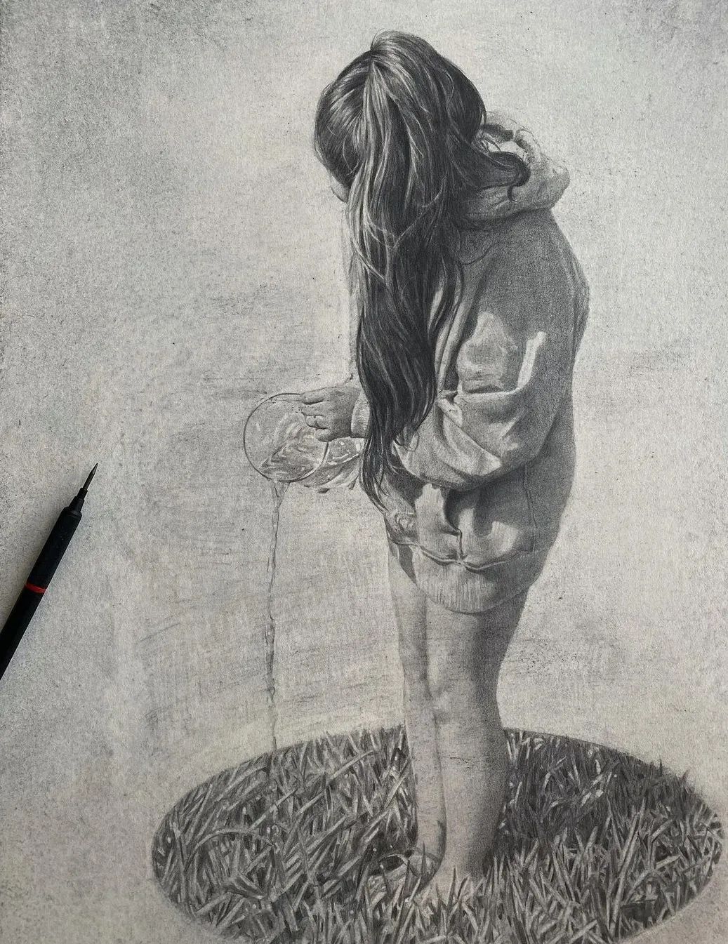 35张国外画家生动的素描作品，给画赋予灵魂