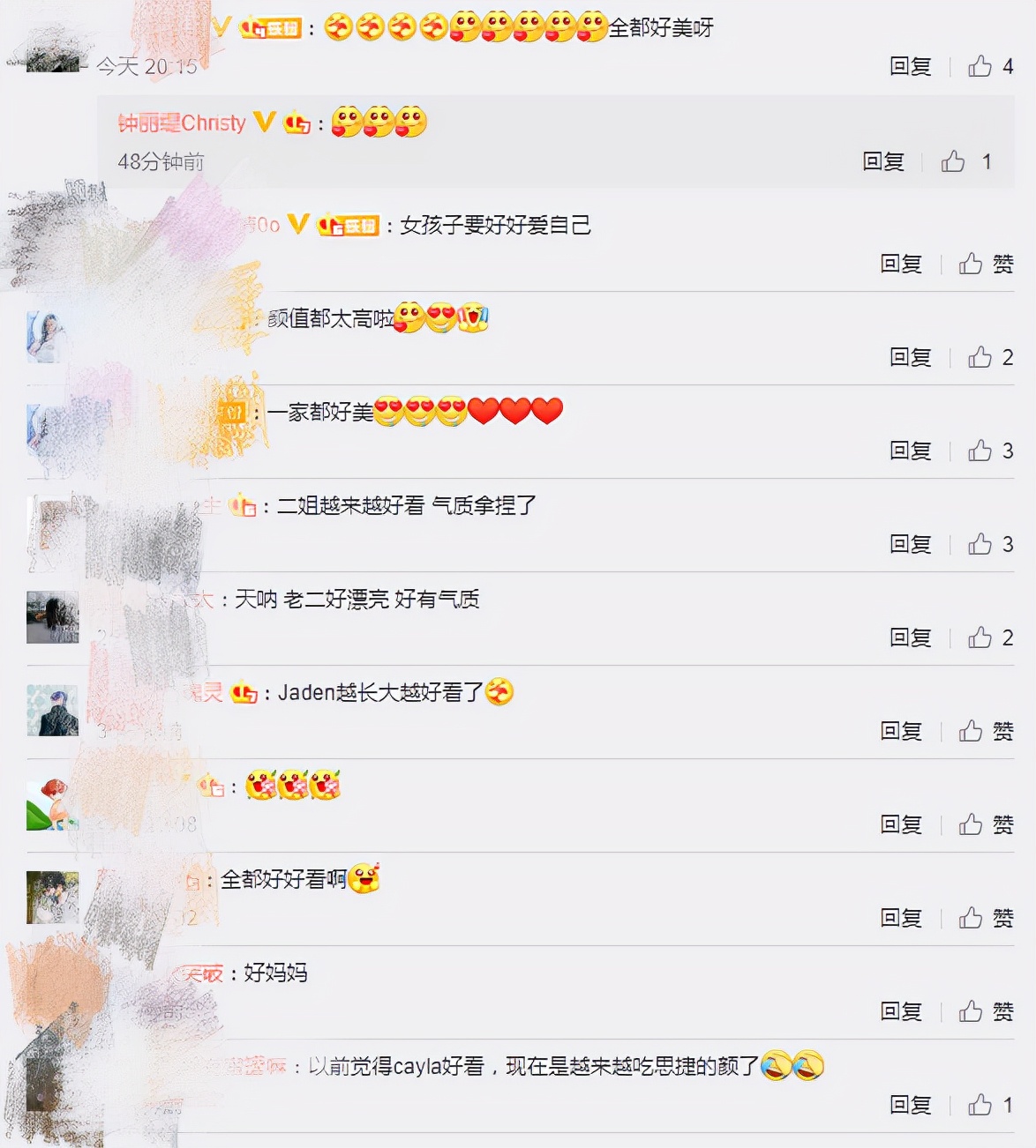 钟丽缇与俩女儿写真曝光，Jaden颜值逆袭星范儿足，考拉最像妈妈