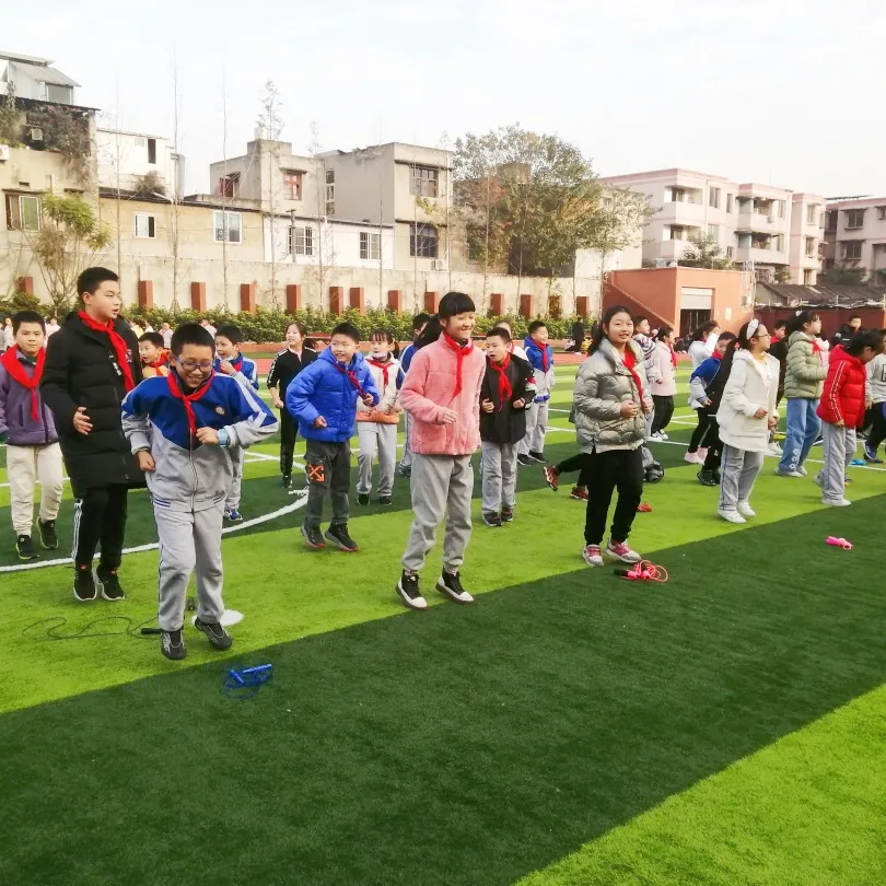 成都高新区中和小学开展学生体质测试工作
