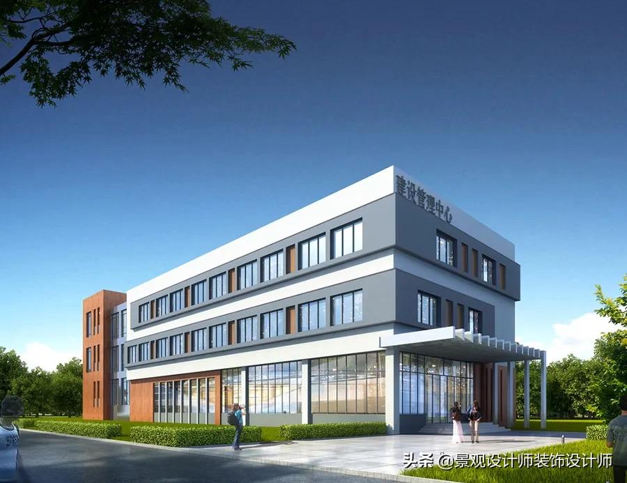 企业办公楼.设计案例效果图