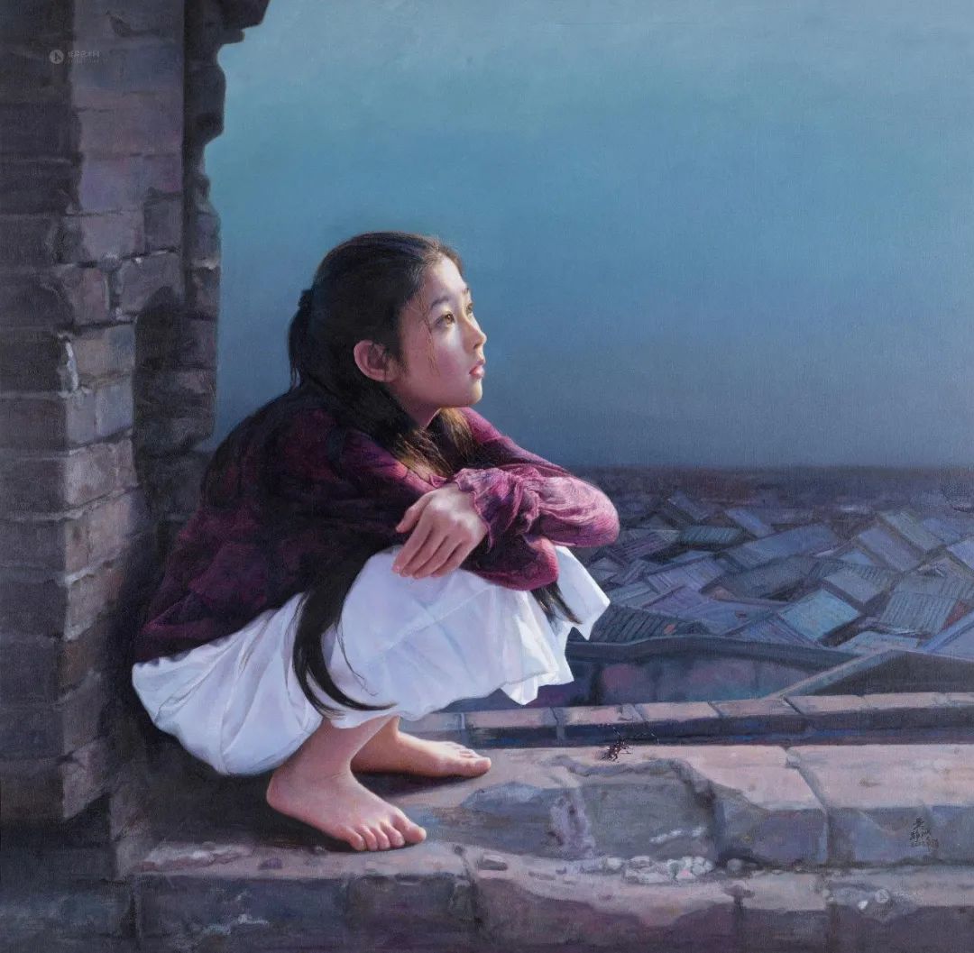 吴静涵笔下的少女，如此清纯