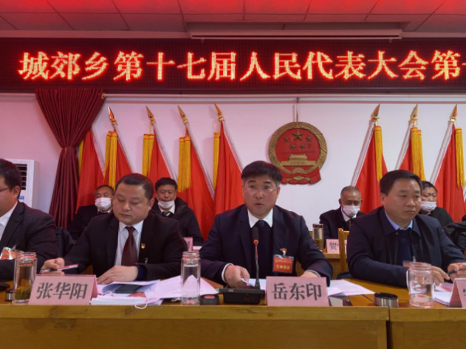 东风浩荡满目春 只争朝夕启新程 ——桐柏县城郊乡：第十七届人民代表大会第一次会议胜利召开