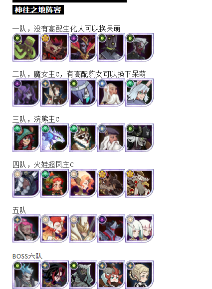 本期老头boss诅咒梦境阵容分享