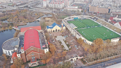 天津第二工人文化宫公园改造提升项目今日对外试开放