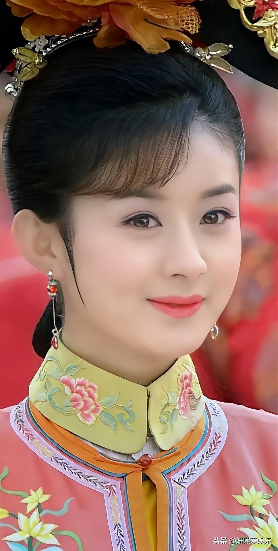 赵丽颖，清纯甜美，俏皮灵动