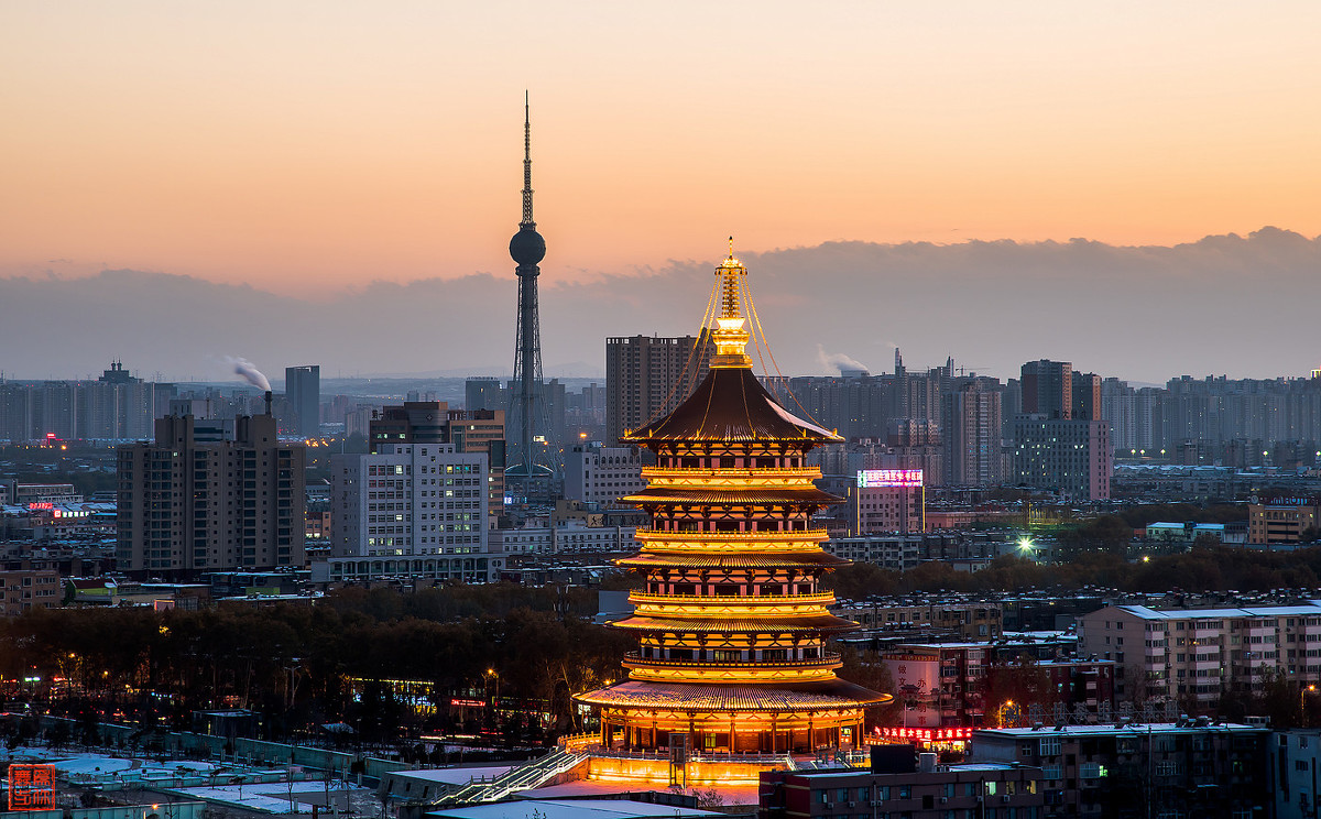 中部强省——河南，17个地级市超高地标，由中原福塔引领度