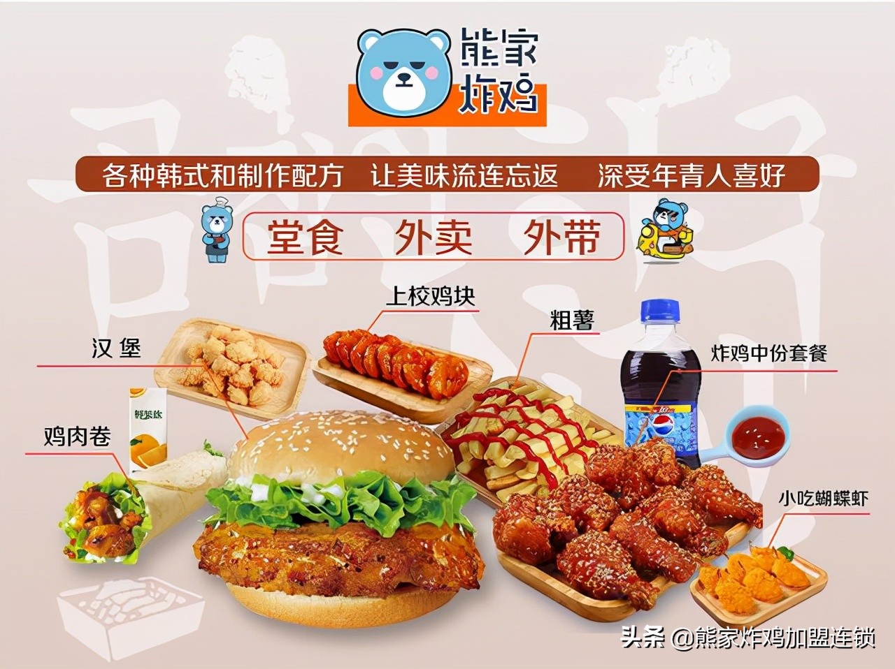 学校门口卖什么小吃好，当然是炸鸡啦