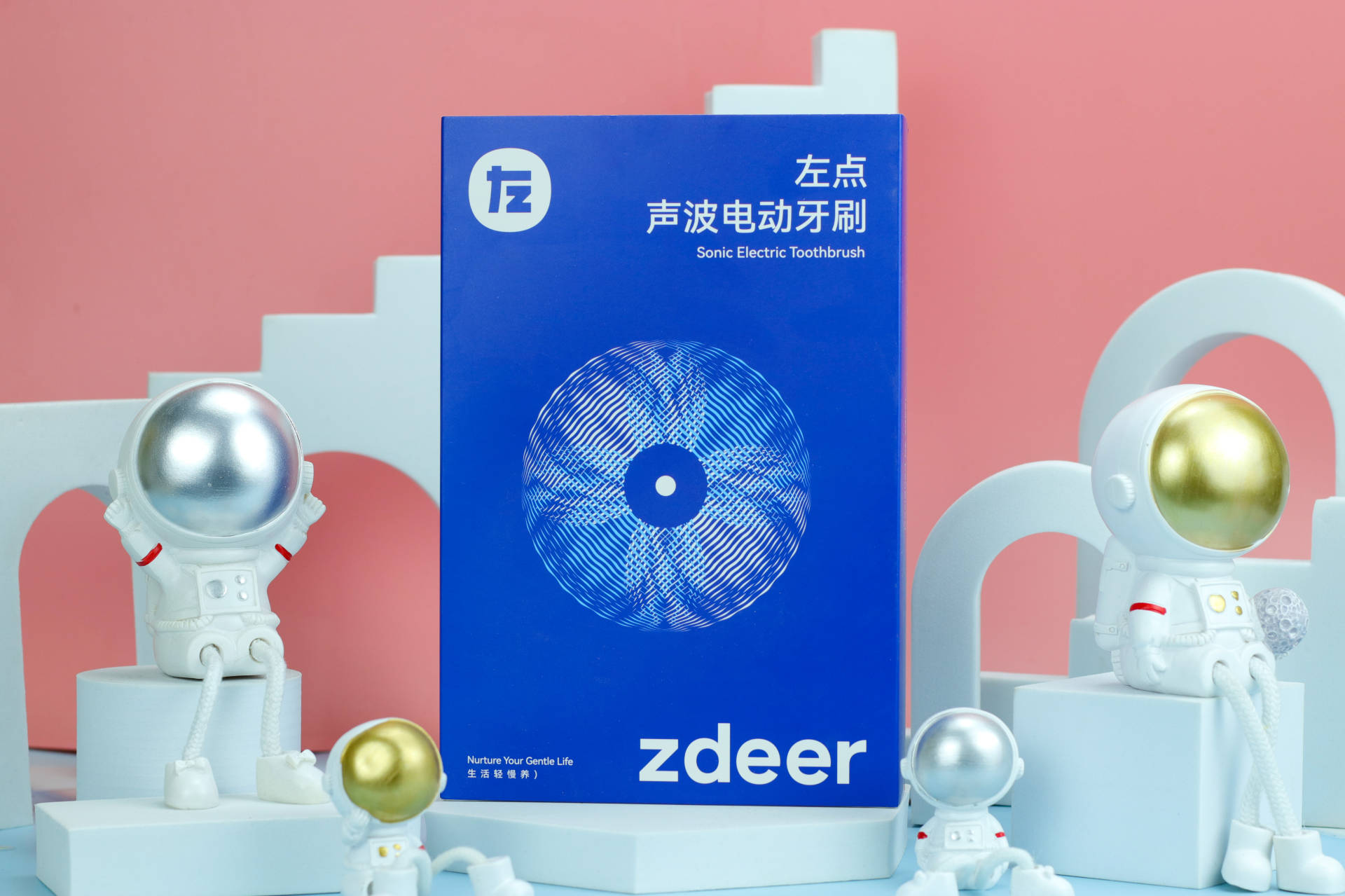 选对牙刷，笑容加倍，左点声波电动牙刷，绽放自信微笑