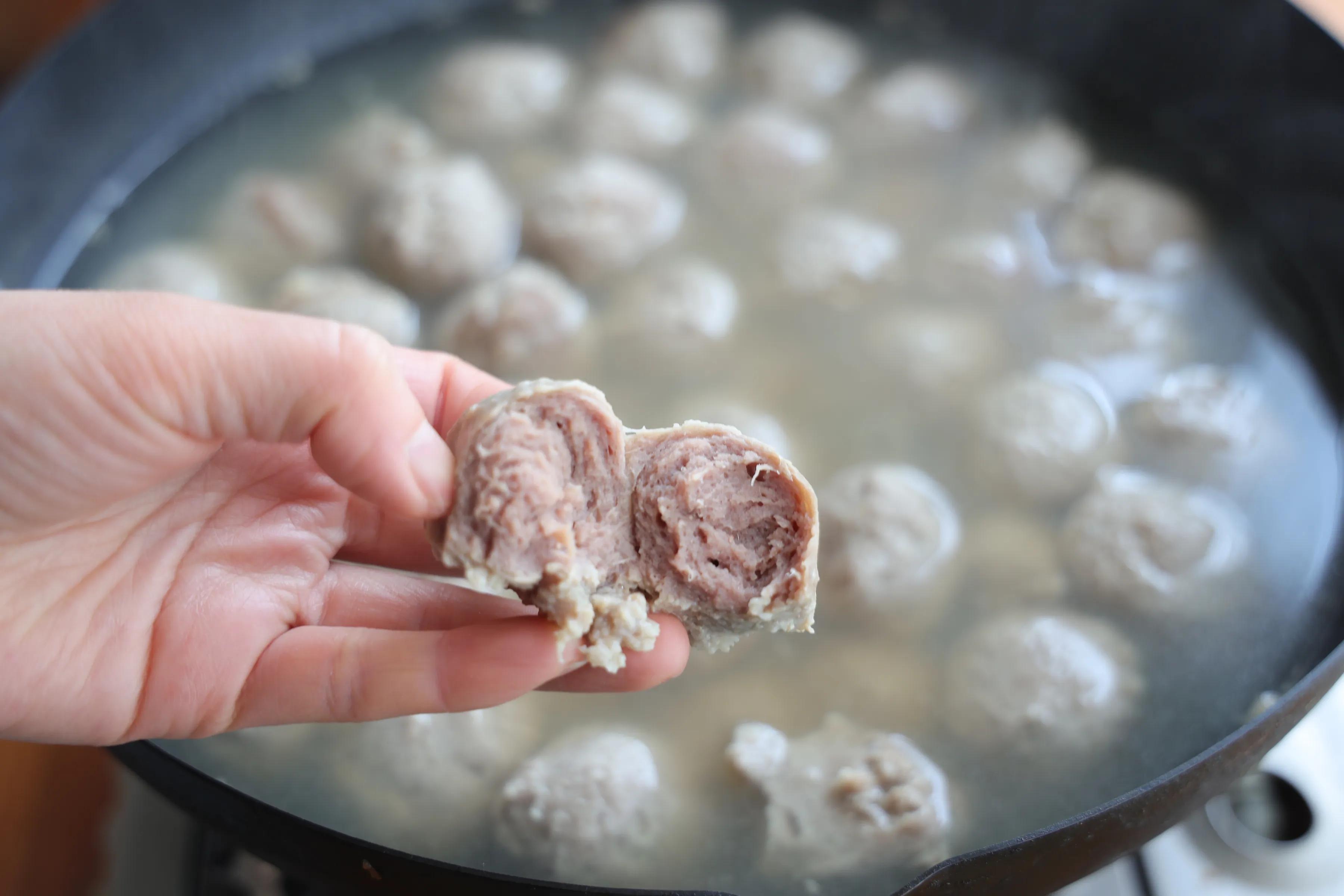 过年了，自制牛肉丸，Q弹有嚼劲，做汤涮火锅绝了，无添加更放心