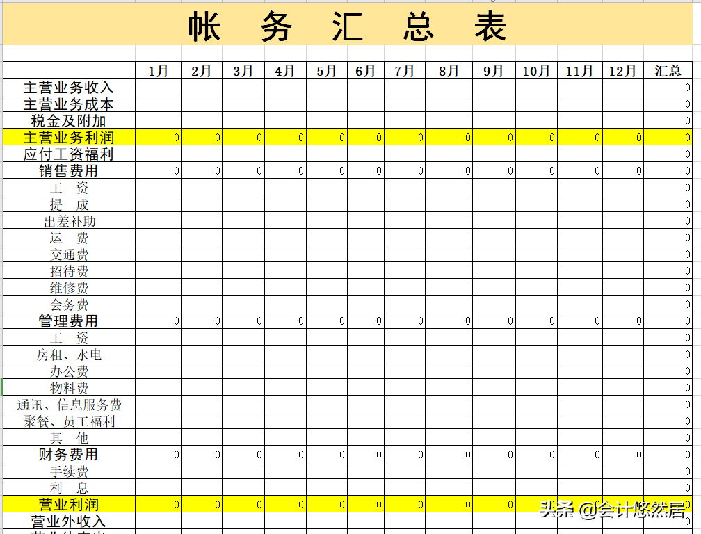 聪明的会计都是这样处理内账的，这8张内账管理表格，合法又高效