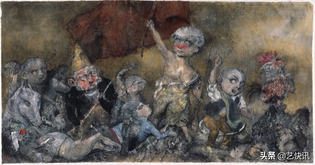 脑洞大开的绘画，八大山人助理也在里