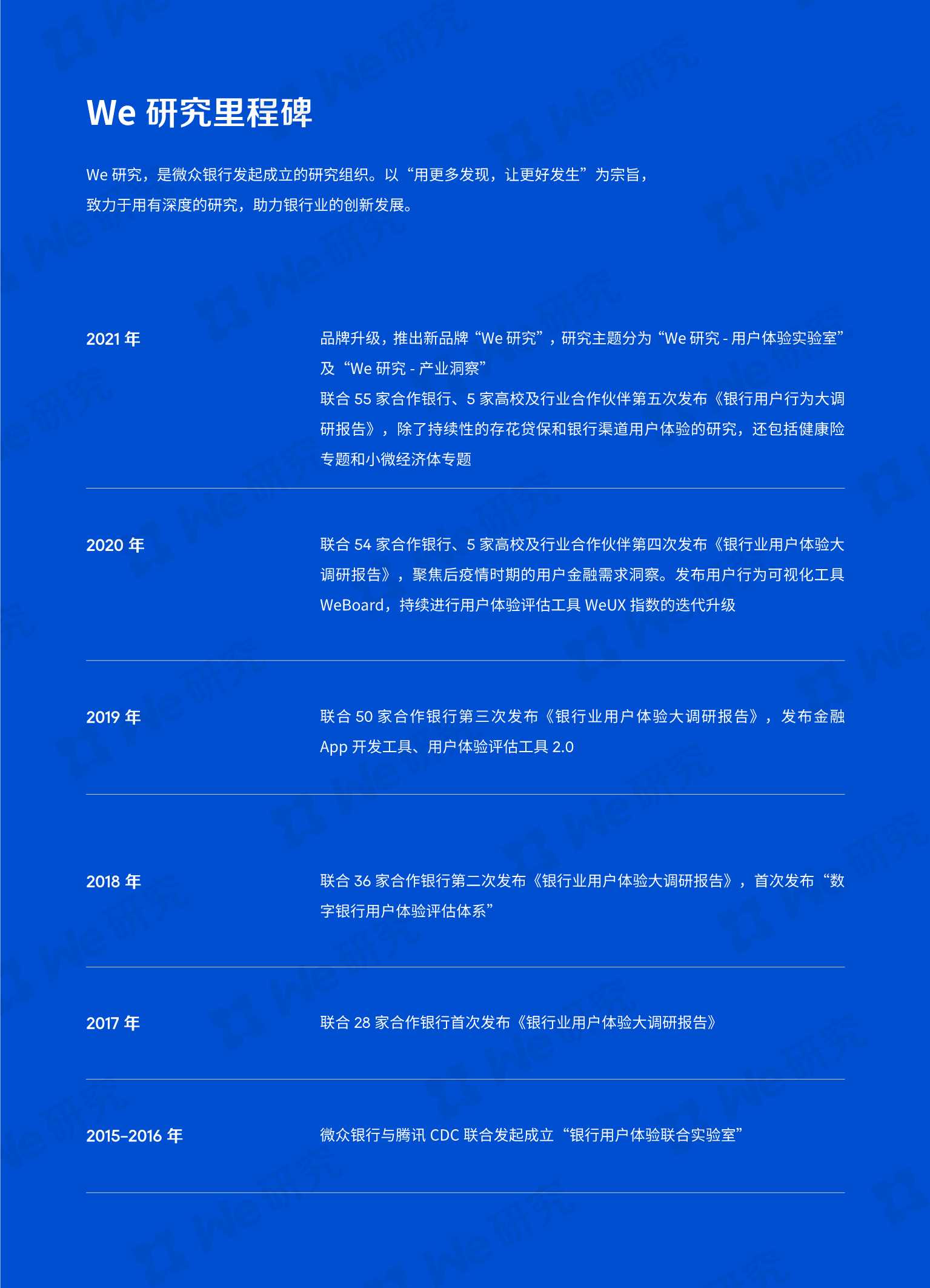 微众银行：2021年银行用户行为大调研（大众篇和小微篇）