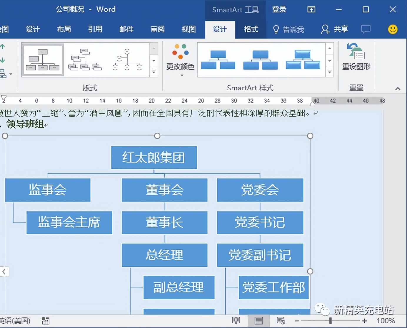 公司內部結構(如何利用smartart工具快速繪製公司組織架構圖) - 燕來