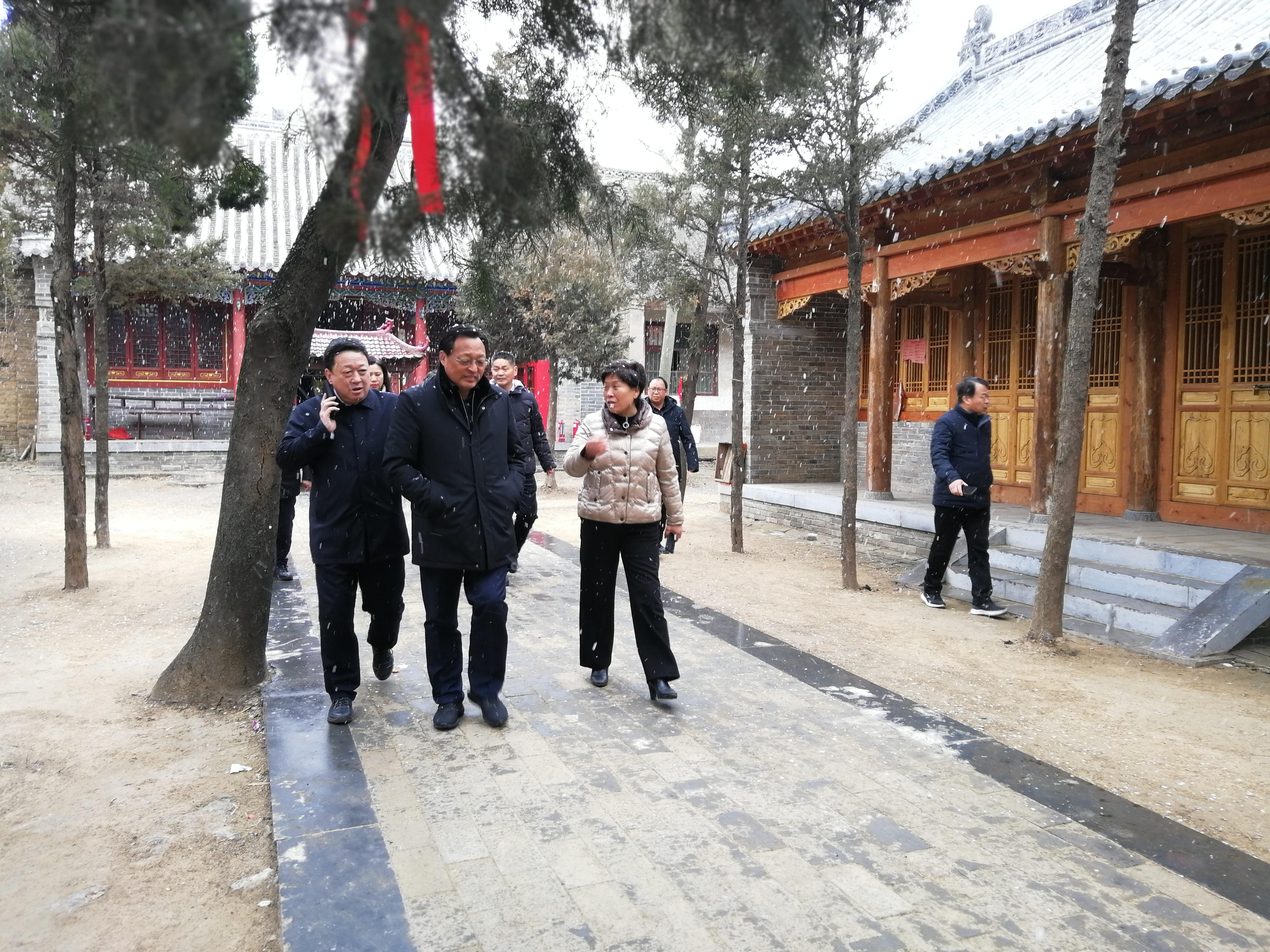 许昌市文旅文创融合发展专班考察三国文化资源保护利用情况