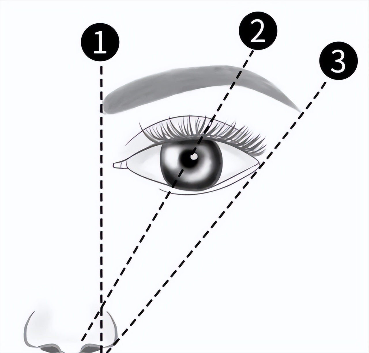 4种“大众脸型”的眉形画法：长脸一字眉更美，圆脸挑眉才最合适