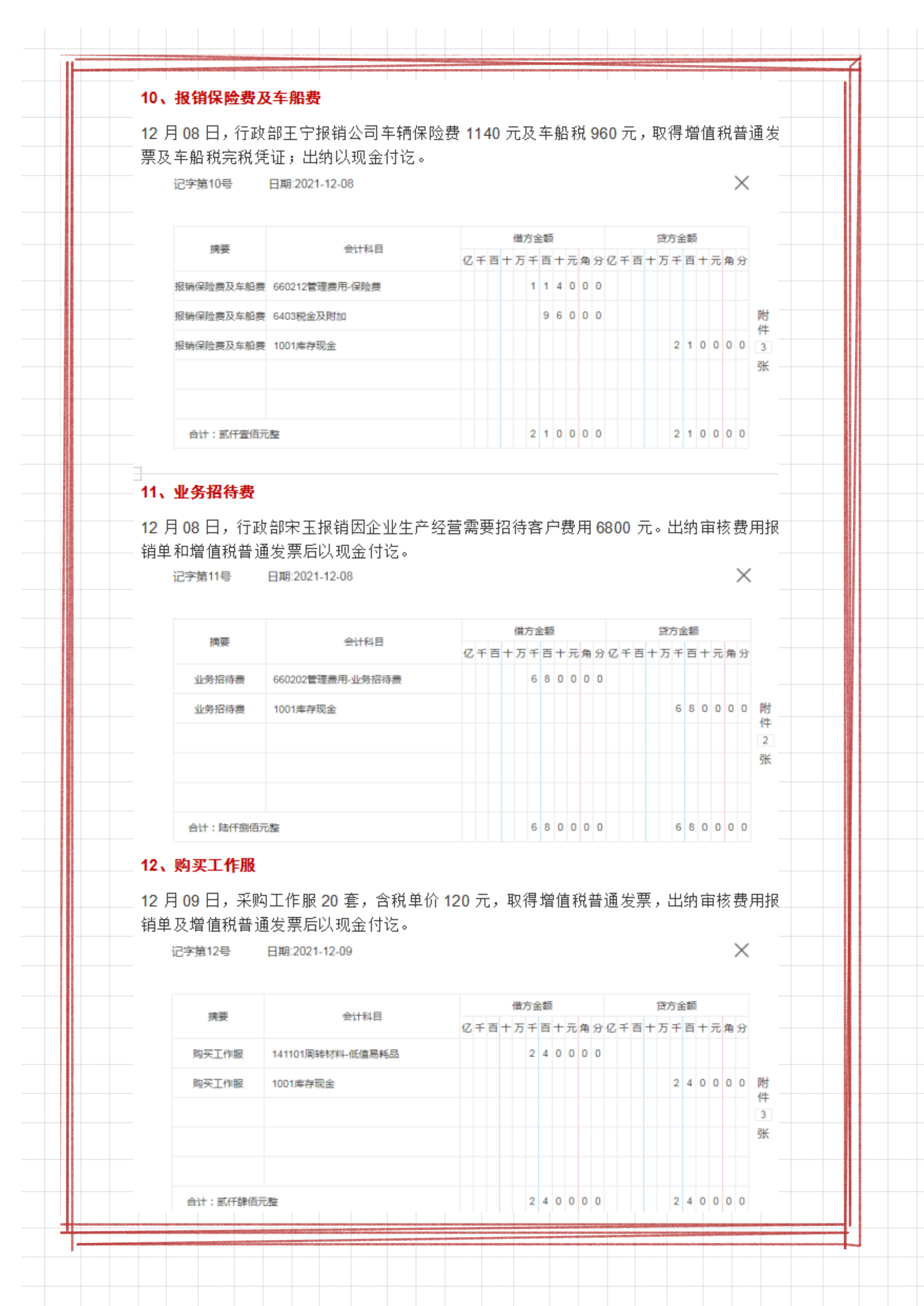 10年老会计整理：建筑材料公司会计分录全盘账，附58笔业务案例