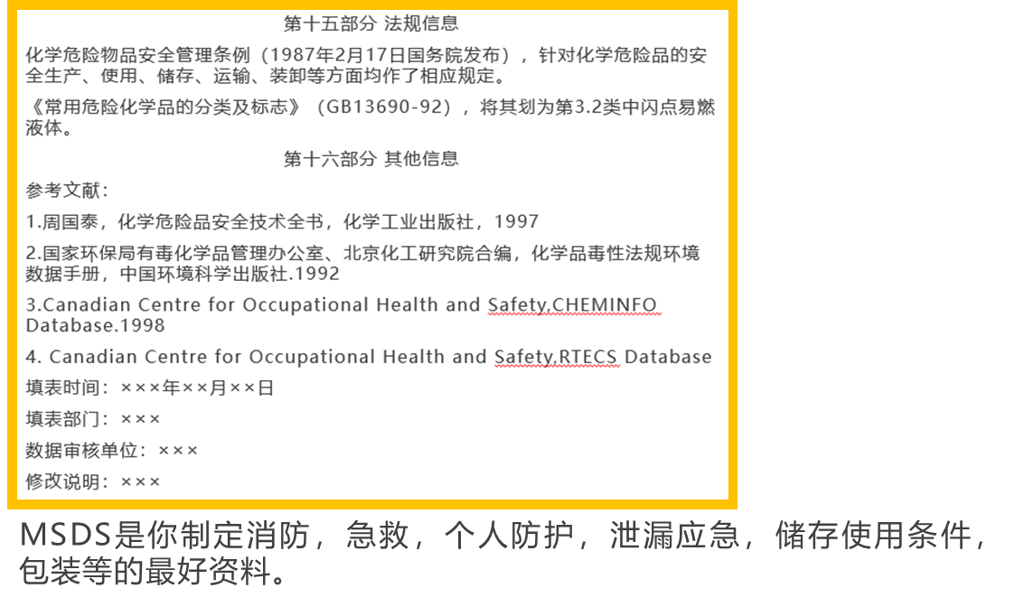 危险化学品管理
