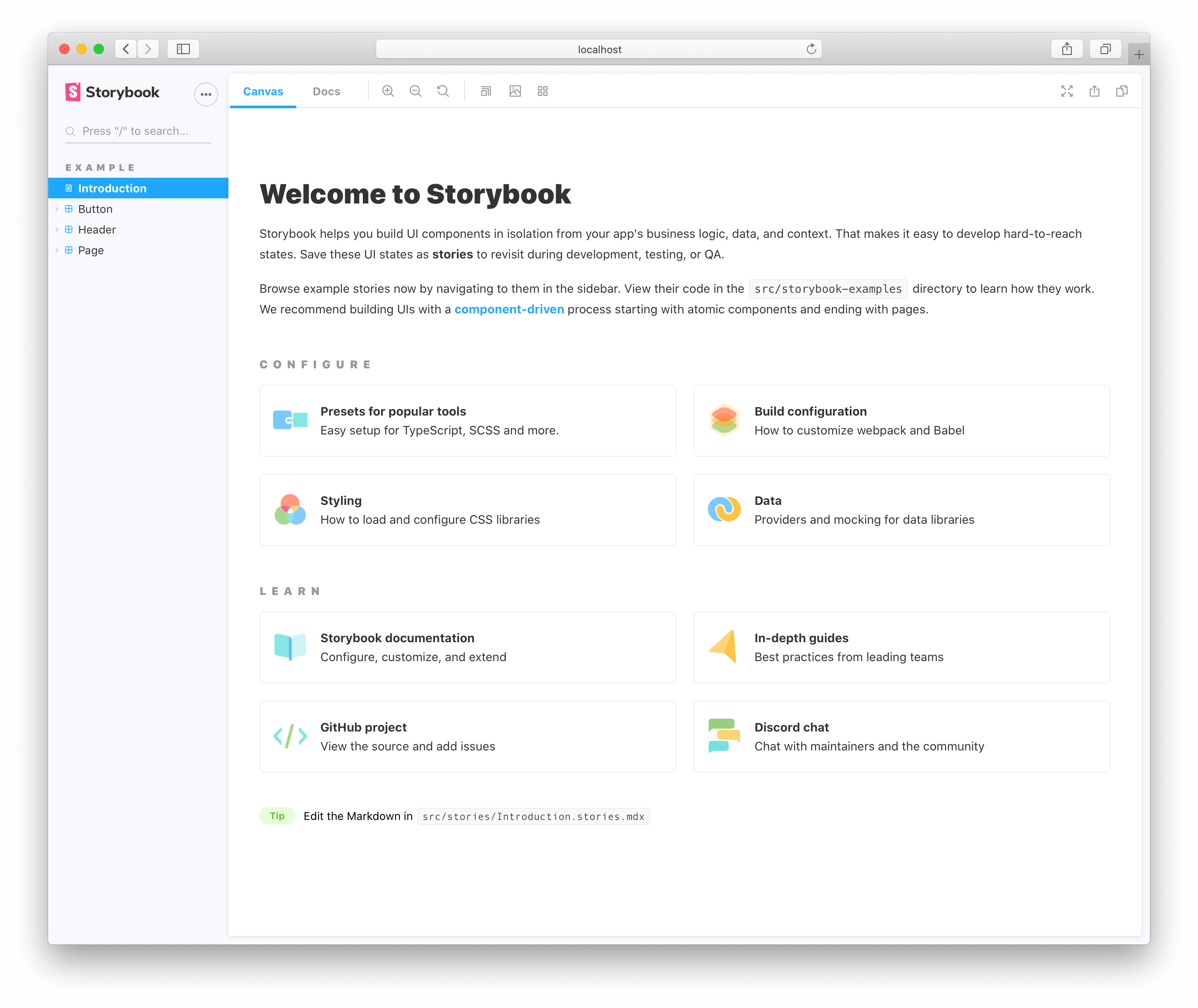 开源框架——Storybook是 UI 组件的开源开发环境