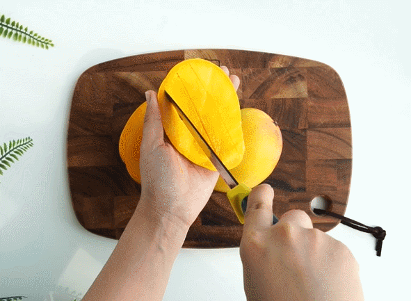 芒果的5种花式切法，看完好想吃